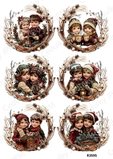 Rýžový a Soft papír A4 pro decoupage- R03595