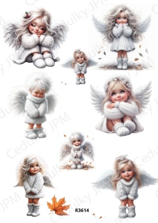 Rýžový a Soft papír A4 pro decoupage- R03614