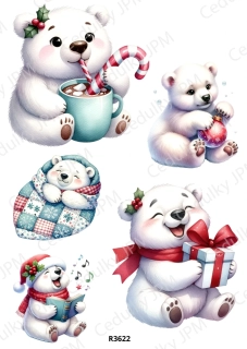 Rýžový a Soft papír A4 pro decoupage- R03622