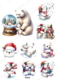 Rýžový a Soft papír A4 pro decoupage- R03623