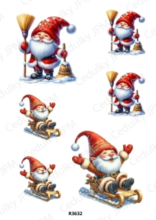 Rýžový a Soft papír A4 pro decoupage- R03632