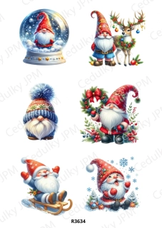 Rýžový a Soft papír A4 pro decoupage- R03634