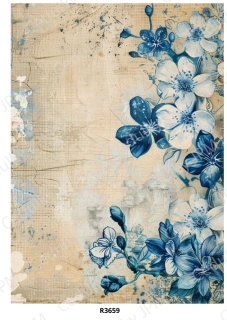 Rýžový a Soft papír A4 pro decoupage- R03659
