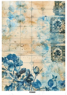 Rýžový a Soft papír A4 pro decoupage- R03660
