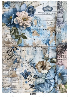 Rýžový a Soft papír A4 pro decoupage- R03662