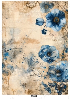 Rýžový a Soft papír A4 pro decoupage- R03664