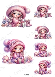 Rýžový a Soft papír A4 pro decoupage- R03665