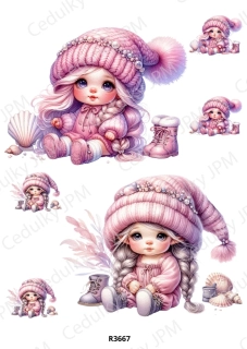 Rýžový a Soft papír A4 pro decoupage- R03667