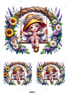 Rýžový a Soft papír A4 pro decoupage- R03671