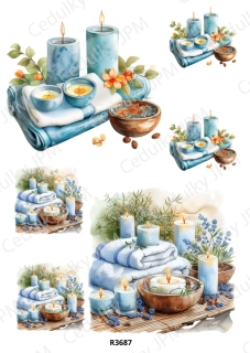 Rýžový a Soft papír A4 pro decoupage- R03687