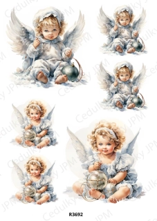 Rýžový a Soft  papír  A4 pro decoupage- R03692