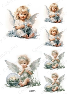 Rýžový a Soft  papír  A4 pro decoupage- R03693
