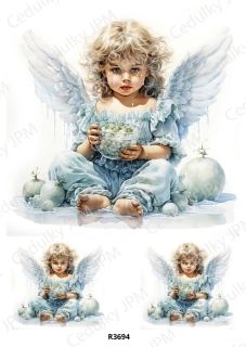 Rýžový a Soft  papír  A4 pro decoupage- R03694