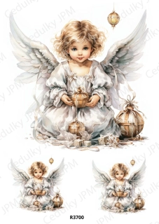 Rýžový a Soft  papír  A4 pro decoupage- R03700
