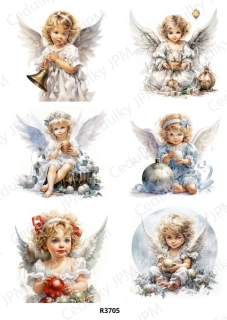Rýžový a Soft  papír  A4 pro decoupage- R03705