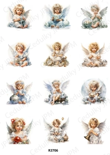 Rýžový a Soft  papír  A4 pro decoupage- R03706