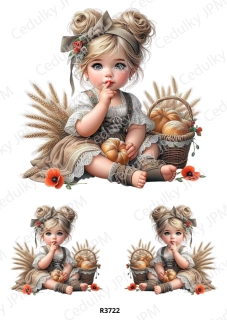 Rýžový a Soft papír A4 pro decoupage- R03722