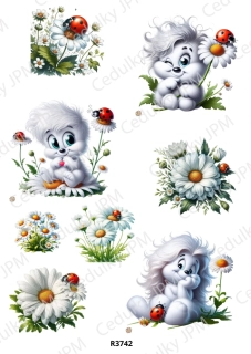 Rýžový a Soft papír A4 pro decoupage- R03742