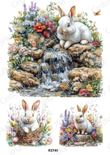 Rýžový a Soft papír A4 pro decoupage- R03749