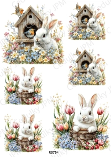 Rýžový a Soft papír A4 pro decoupage- R03754