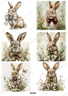 Rýžový a Soft papír A4 pro decoupage- R03758