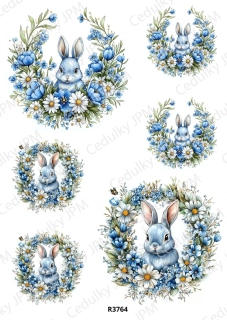 Rýžový a Soft papír A4 pro decoupage- R03764