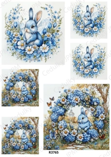 Rýžový a Soft papír A4 pro decoupage- R03765