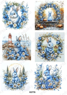 Rýžový a Soft papír A4 pro decoupage- R03770
