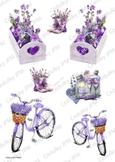 Rýžový a Soft  papír  A4 pro decoupage - R0020