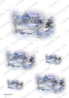 Rýžový a Soft  papír  A4 pro decoupage - R0021