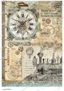 Rýžový a Soft  papír  A4 pro decoupage- R0030