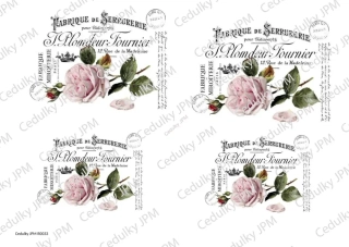 Rýžový a Soft  papír  A4 pro decoupage - R0033