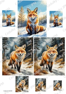 Rýžový a Soft  papír  A4 pro decoupage - R0038