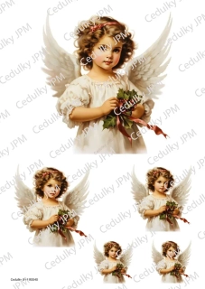 Rýžový a Soft  papír  A4 pro decoupage - R0040