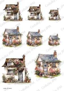 Rýžový a Soft  papír  A4 pro decoupage - R0045