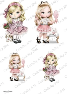 Rýžový a Soft  papír  A4 pro decoupage- R0046