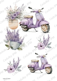 Rýžový a Soft  papír  A4 pro decoupage - R0047