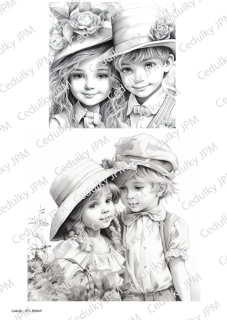 Rýžový a Soft  papír  A4 pro decoupage - R0049
