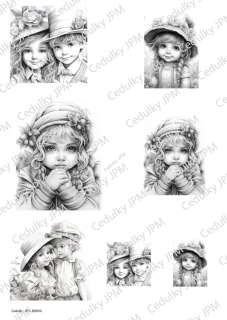 Rýžový a Soft  papír  A4 pro decoupage - R0050
