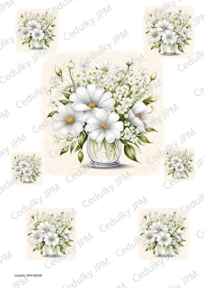 Rýžový a Soft  papír  A4 pro decoupage - R0058