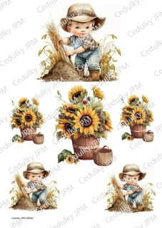 Rýžový a Soft  papír  A4 pro decoupage- R0064