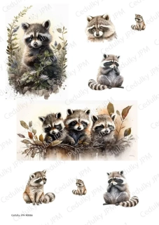 Rýžový a Soft  papír  A4 pro decoupage - R0066