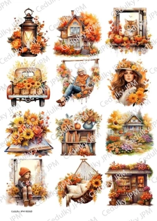 Rýžový a Soft  papír  A4 pro decoupage- R0068