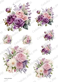 Rýžový a Soft  papír  A4 pro decoupage- R0069