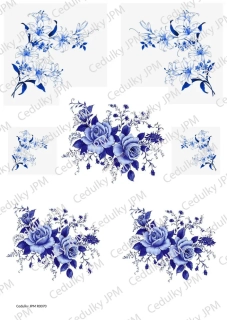 Rýžový a Soft  papír  A4 pro decoupage- R0070
