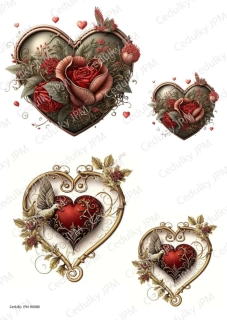 Rýžový a Soft  papír  A4 pro decoupage - R0080