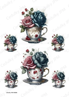 Rýžový a Soft  papír  A4 pro decoupage- R0086