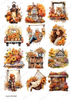 Rýžový a Soft  papír  A4 pro decoupage - R0087