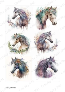 Rýžový a Soft  papír  A4 pro decoupage - R0092