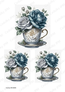 Rýžový a Soft  papír  A4 pro decoupage - R0093